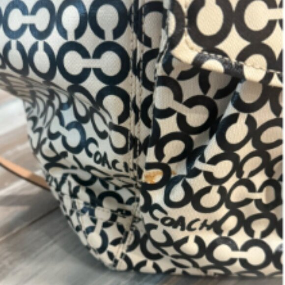 Coach large leather tote - Picture 3 of 8